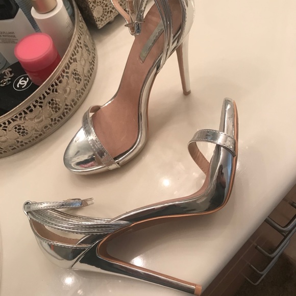 lost ink silver heels